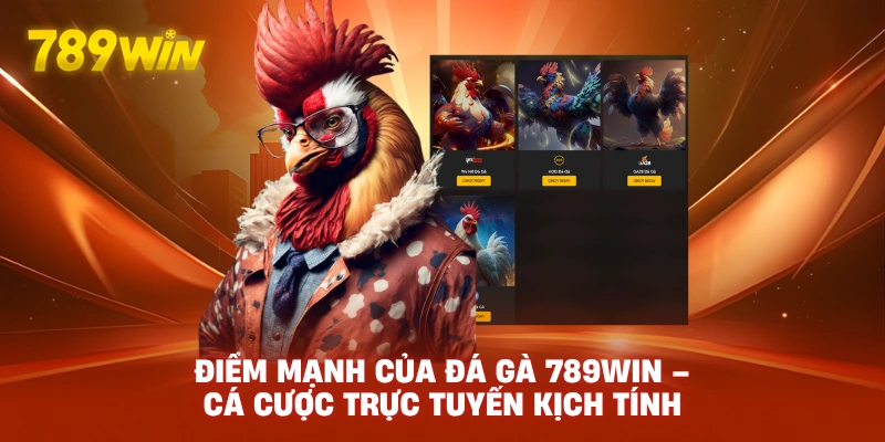Điểm Mạnh Của Đá Gà 789WIN – Cá Cược Trực Tuyến Kịch Tính
